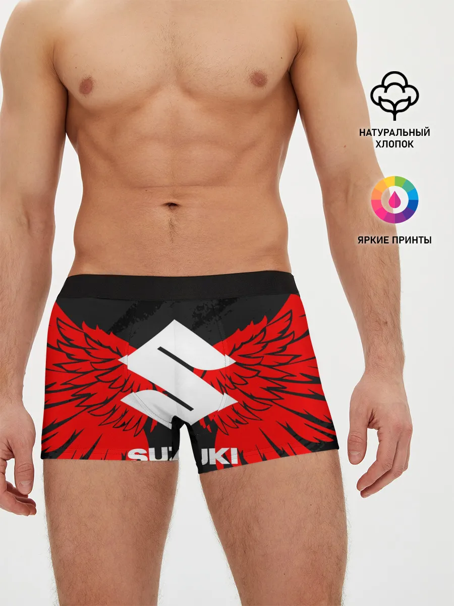 Мужские трусы боксеры / SUZUKI / СУЗУКИ / МОТОСПОРТ