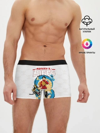 Мужские трусы боксеры / Дракон Манки Д. Луффи | One Piece