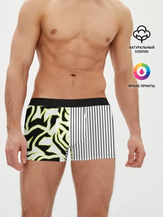 Мужские трусы боксеры / Зебра