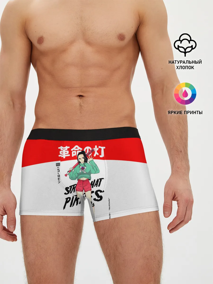 Мужские трусы боксеры / Нико Робин | One Piece. Большой куш