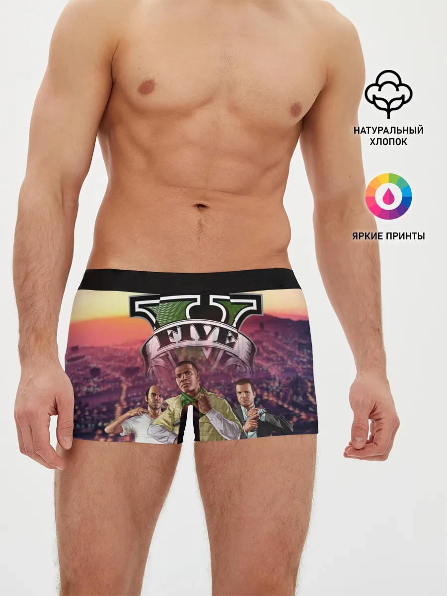 Мужские трусы боксеры / GTA V | TEAM FOREVER AND EVER