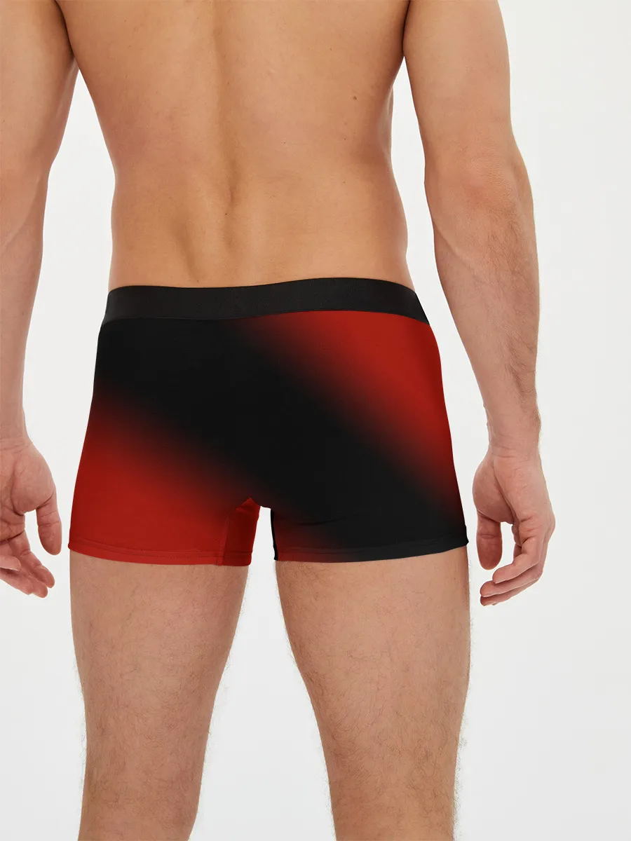 Мужские трусы боксеры / Yoga Cat - Gradient