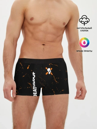 Мужские трусы боксеры / Deathloop - Skull - Grunge
