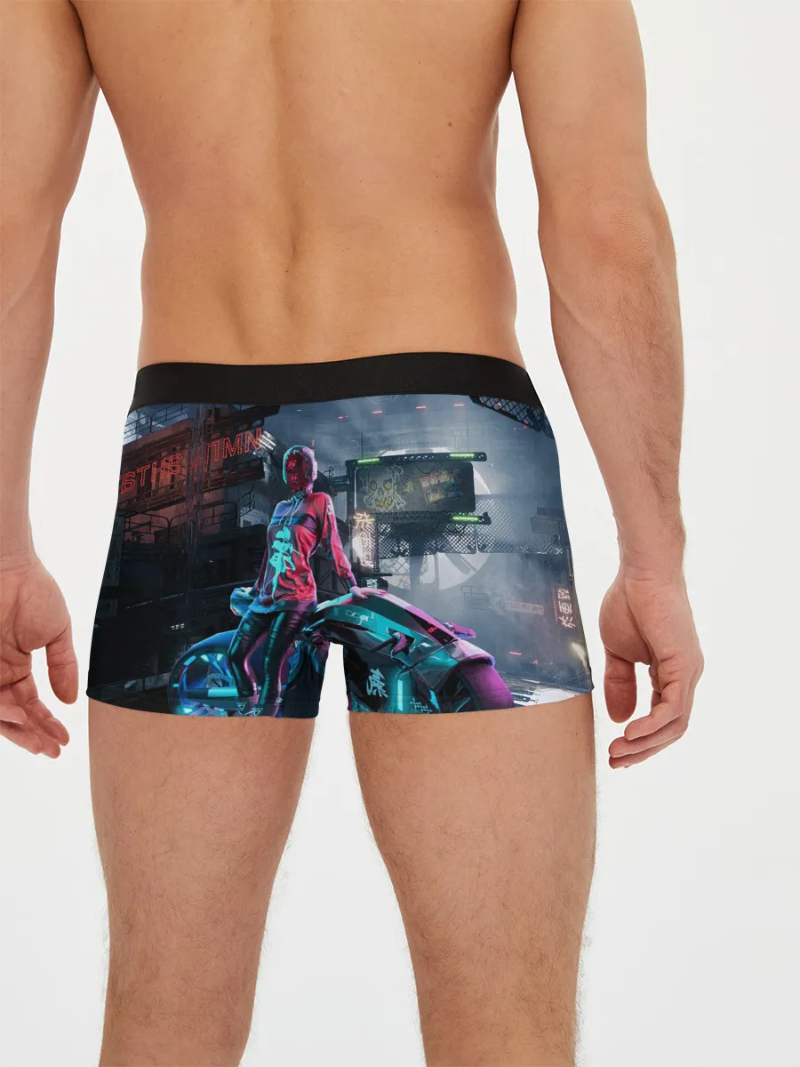 Мужские трусы боксеры / Cyberpunk