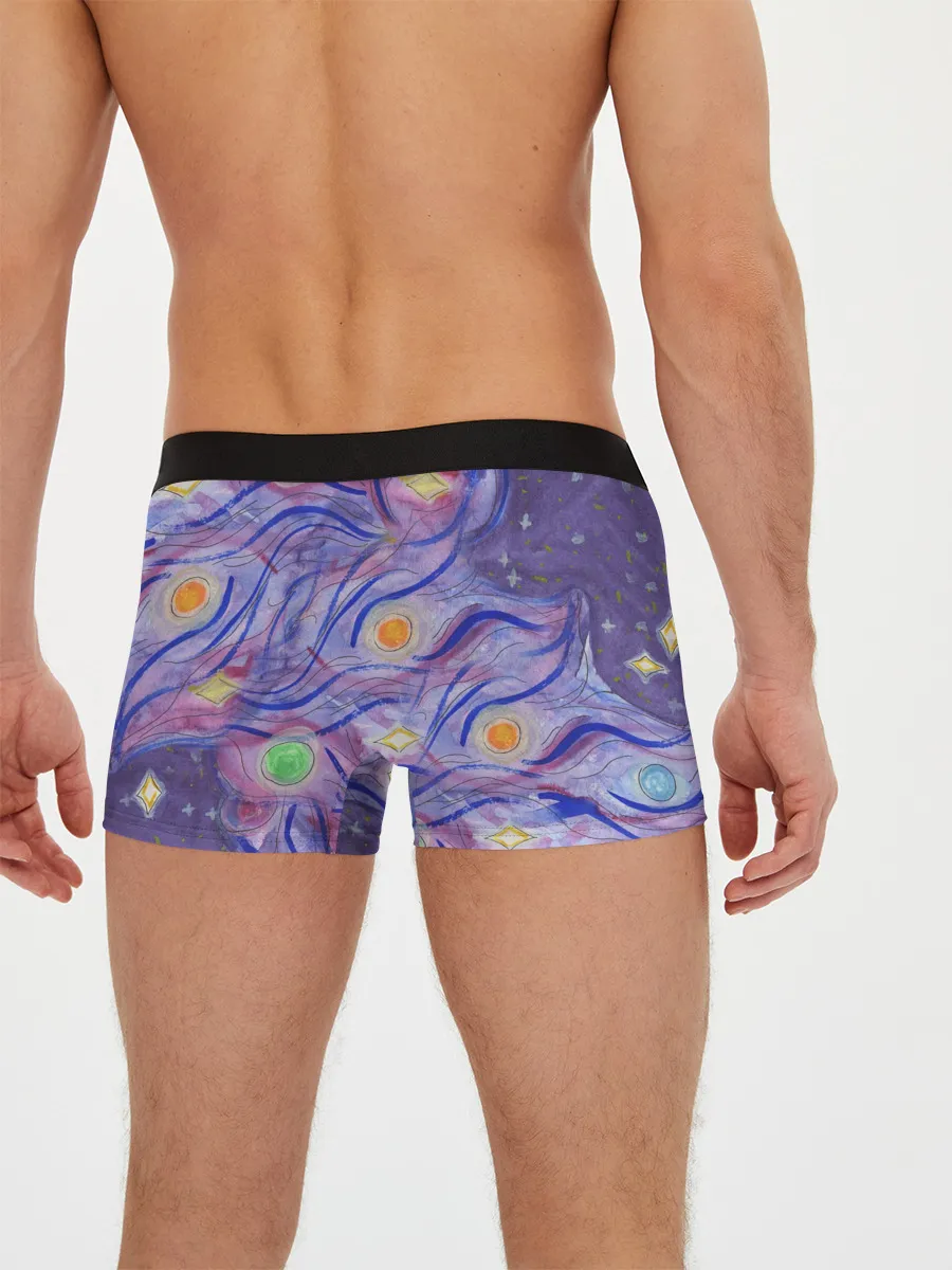 Мужские трусы боксеры / Галактика