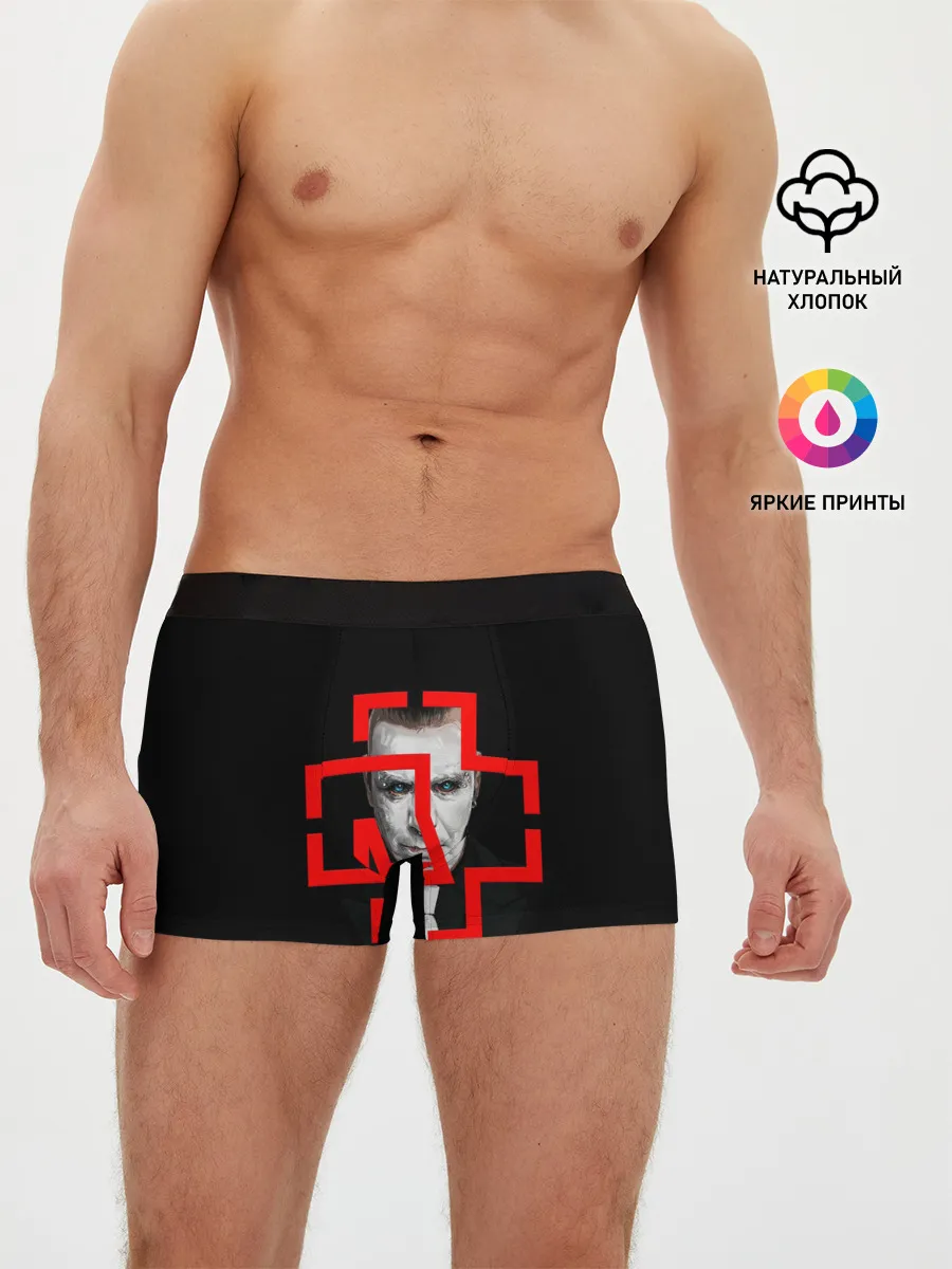 Мужские трусы боксеры / Тилль Линдеманн | РАМШТАЙН