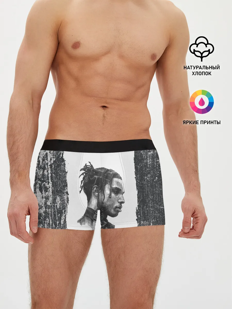 Мужские трусы боксеры / ASAP ROCKY | АСАП
