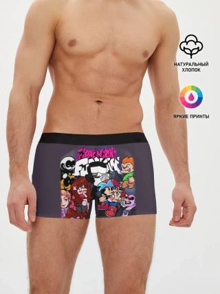 Мужские трусы боксеры / Friday Night Funkin персонажи