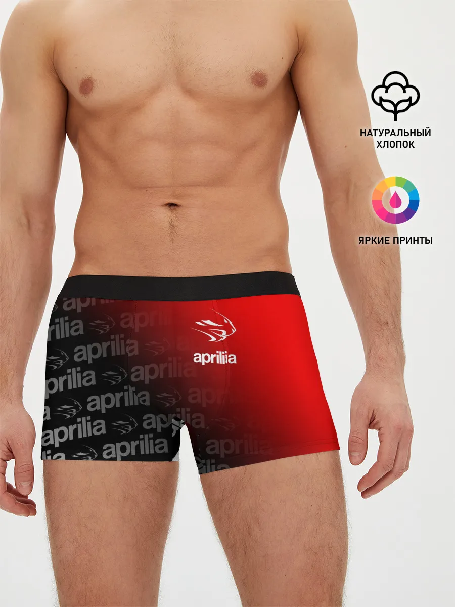 Мужские трусы боксеры / APRILIA / АПРИЛИЯ / MOTO
