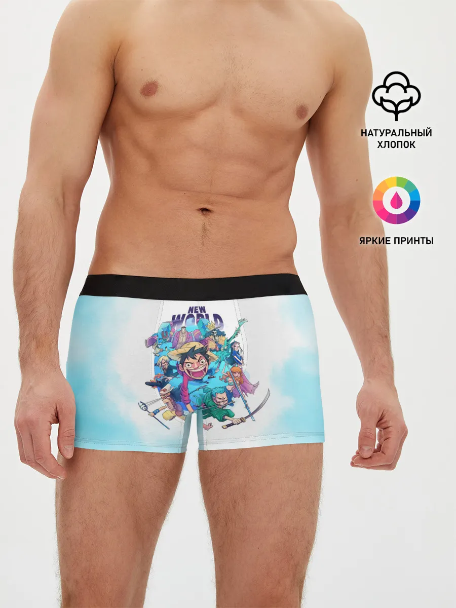 Мужские трусы боксеры / Новый Мир | One Piece. Большой куш