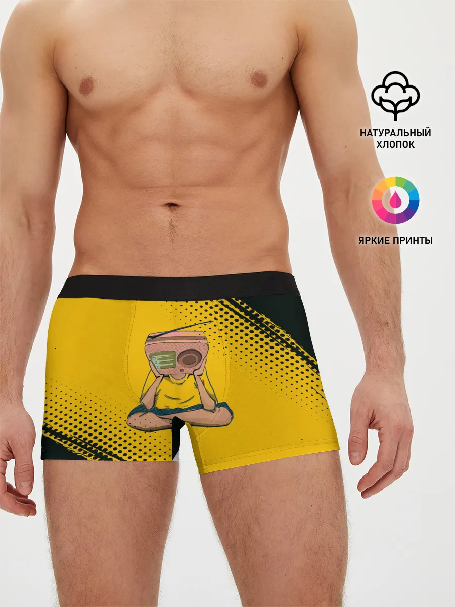 Мужские трусы боксеры / Radiohead | Радиохед | Лого