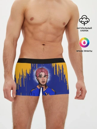 Мужские трусы боксеры / LIL PEEP | ЛИЛ ПИП