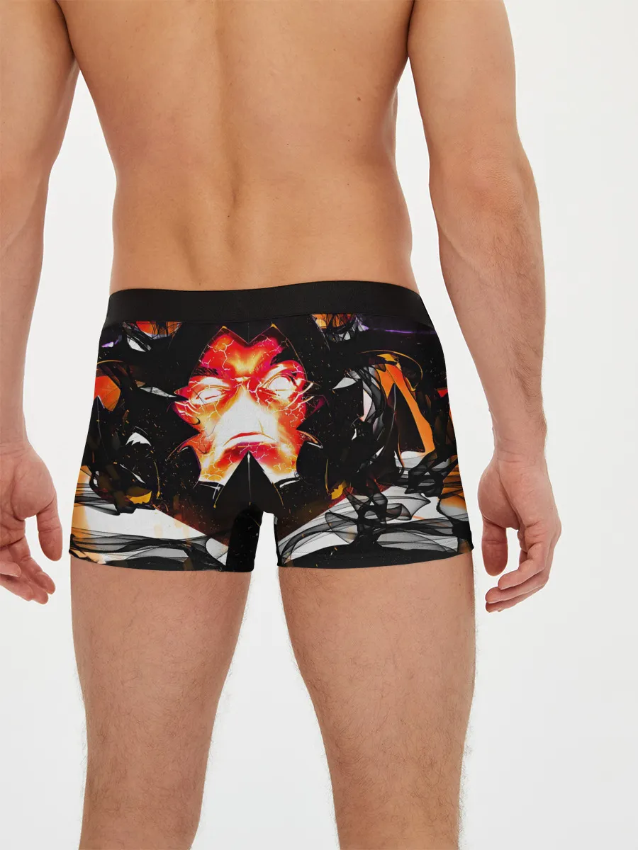 Мужские трусы боксеры / Поднятие уровня в одиночку