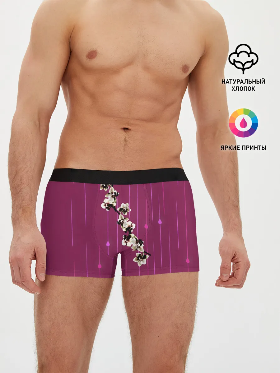 Мужские трусы боксеры / Орхидеи