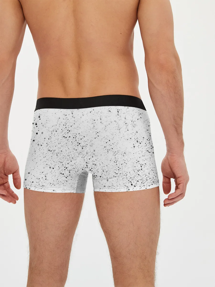 Мужские трусы боксеры / Панда Любовь Сердце Брызги