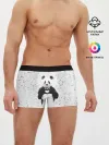 Мужские трусы боксеры / Панда Любовь Сердце Брызги