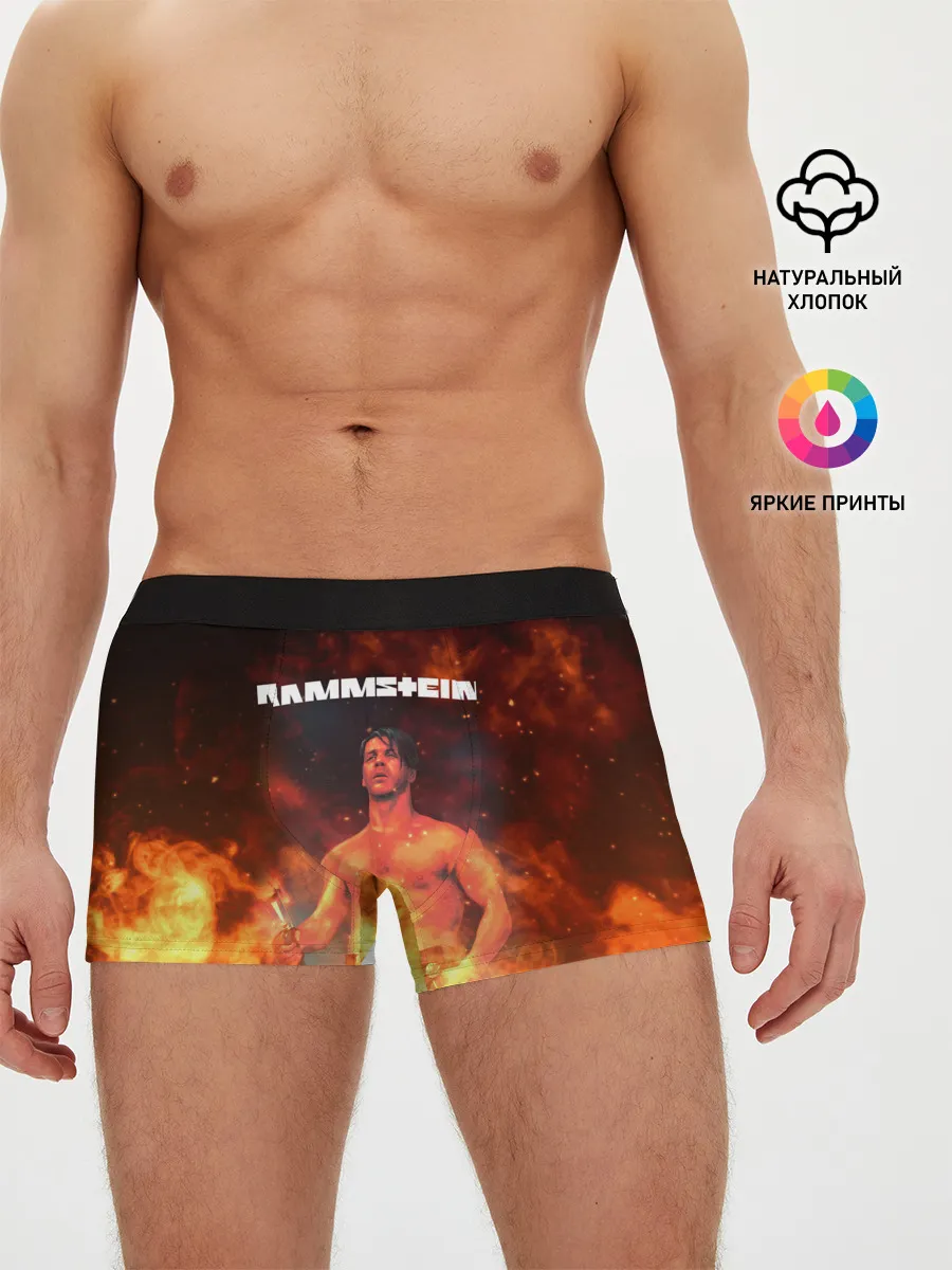 Мужские трусы боксеры / RAMMSTEIN | РАМШТАЙН