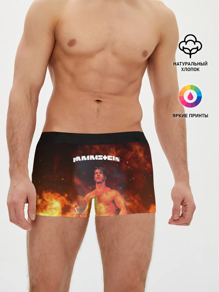 Мужские трусы боксеры / RAMMSTEIN | РАМШТАЙН