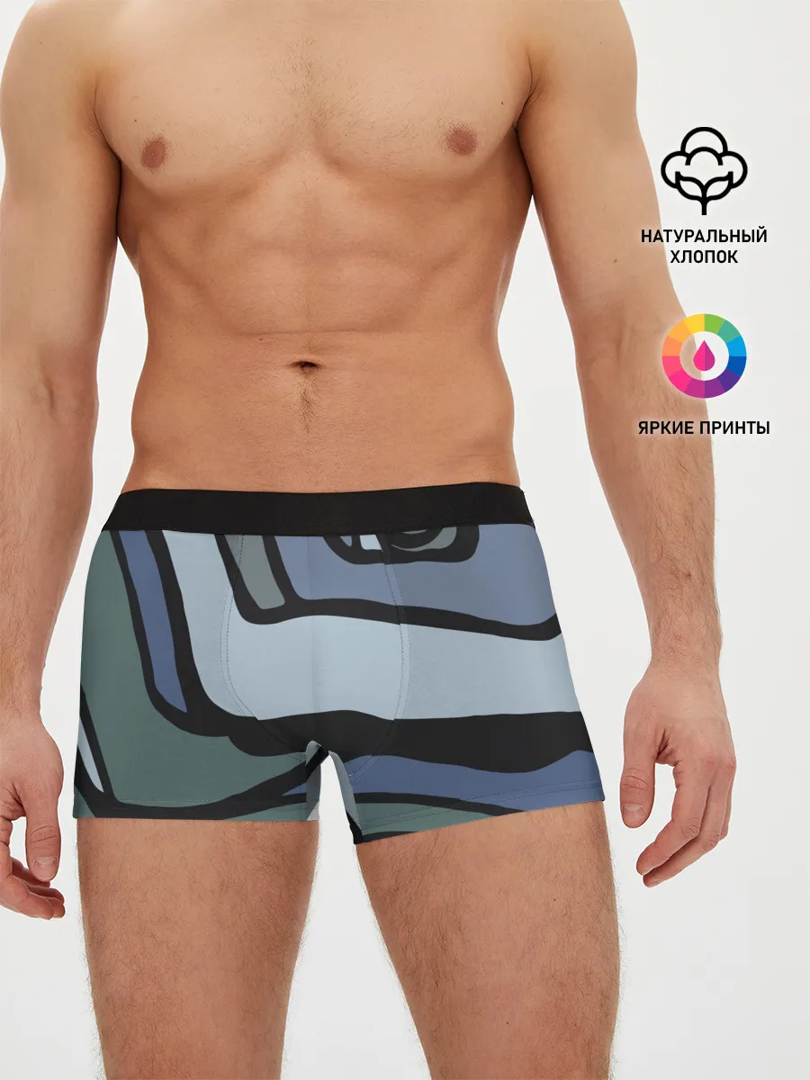 Мужские трусы боксеры / Графит