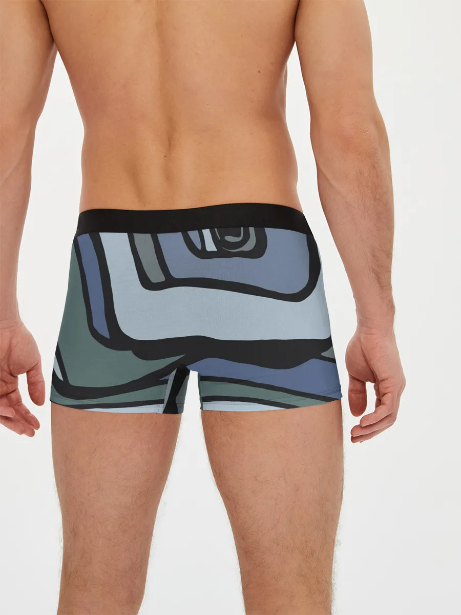 Мужские трусы боксеры / Графит