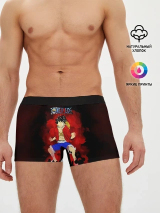 Мужские трусы боксеры / Луффи и Пираты Соломенной Шляпы