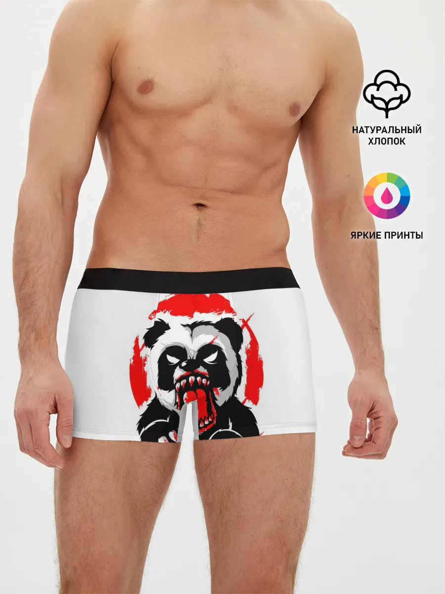 Мужские трусы боксеры / Злая Кровавая Панда