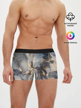 Мужские трусы боксеры / Fluid art ink mix