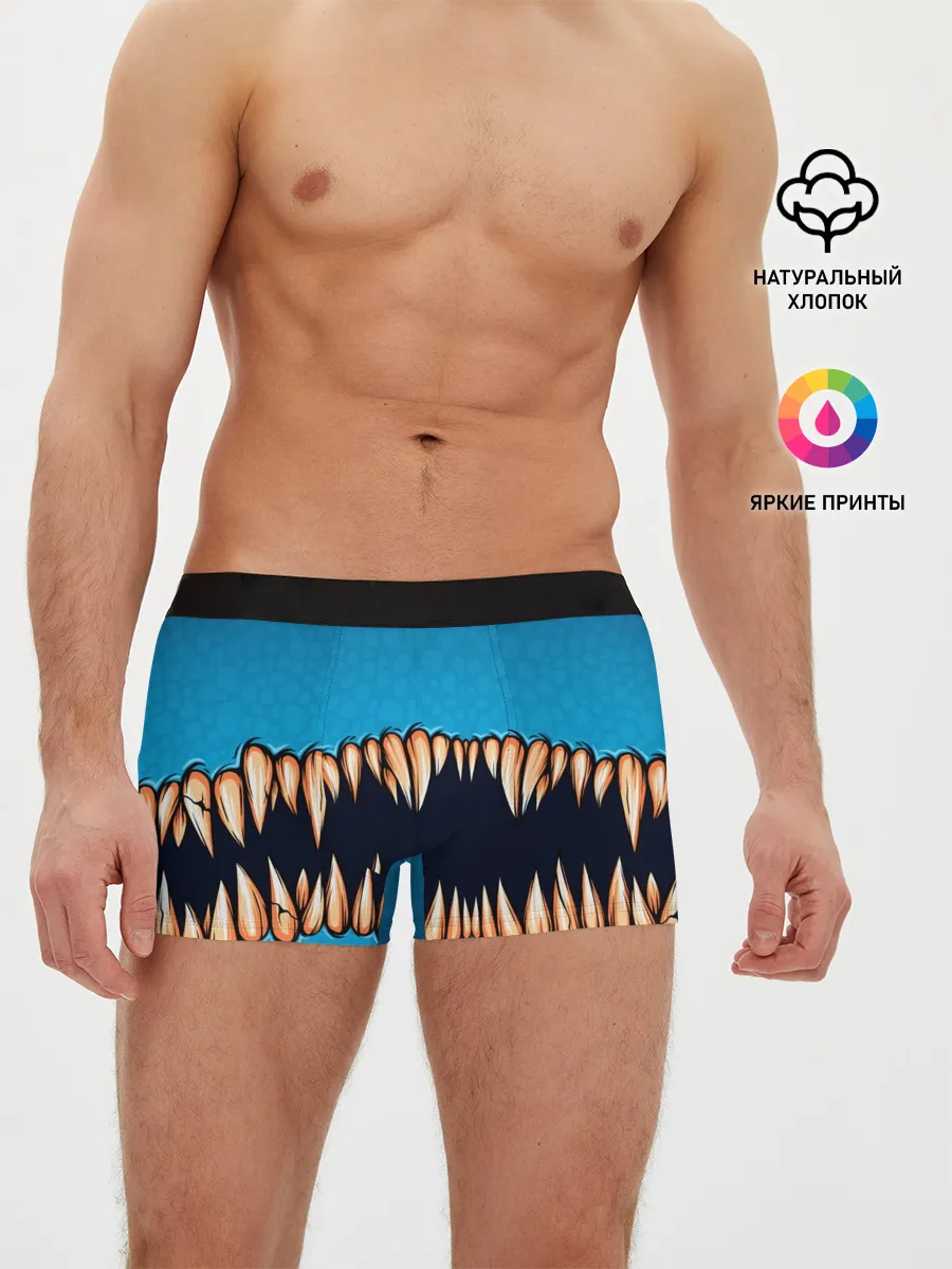 Мужские трусы боксеры / Зубастая коллекция