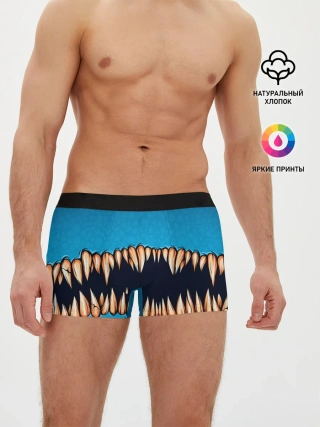 Мужские трусы боксеры / Зубастая коллекция