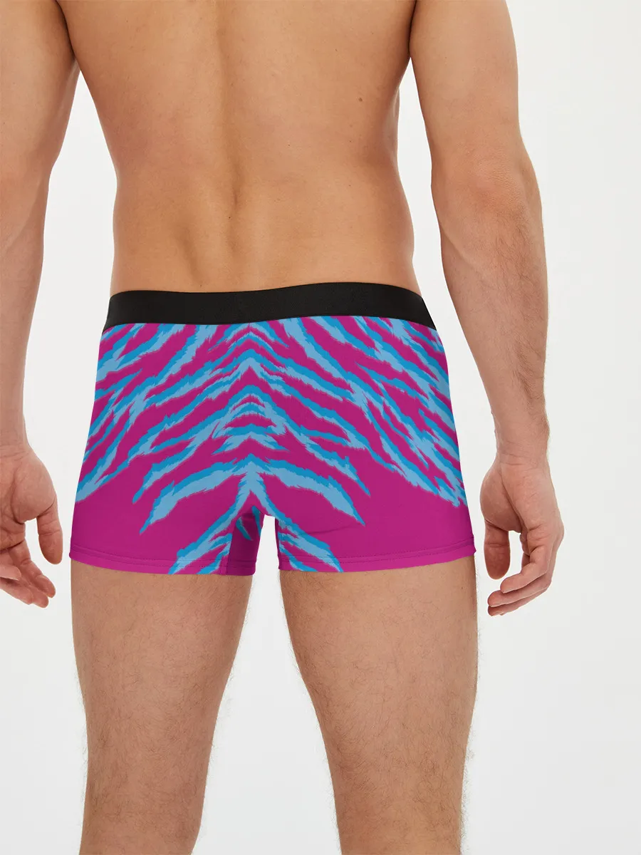 Мужские трусы боксеры / Неоновая шкура тигра