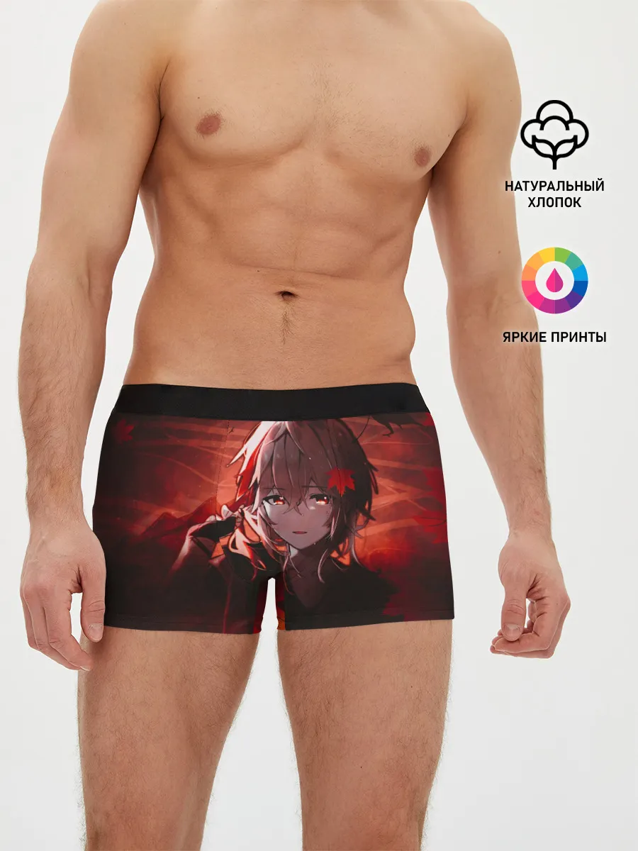 Мужские трусы боксеры / Кадзуха в кленовых листьях