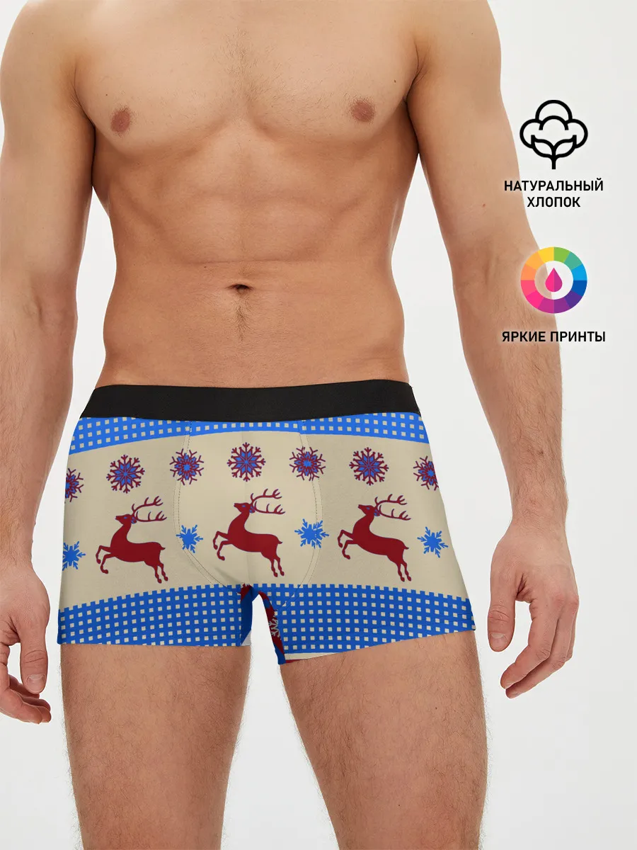 Мужские трусы боксеры / Новогодняя 2022