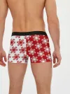 Мужские трусы боксеры / Новогодние Снежинки 2022
