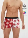 Мужские трусы боксеры / Новогодние Снежинки 2022