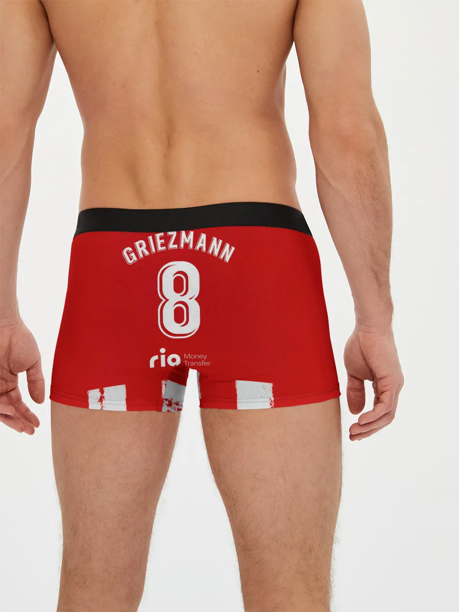Мужские трусы боксеры / Гризман форма Атлетико Мадрид