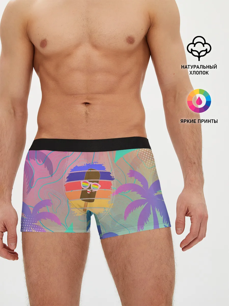 Мужские трусы боксеры / Эскимо в Тропиках