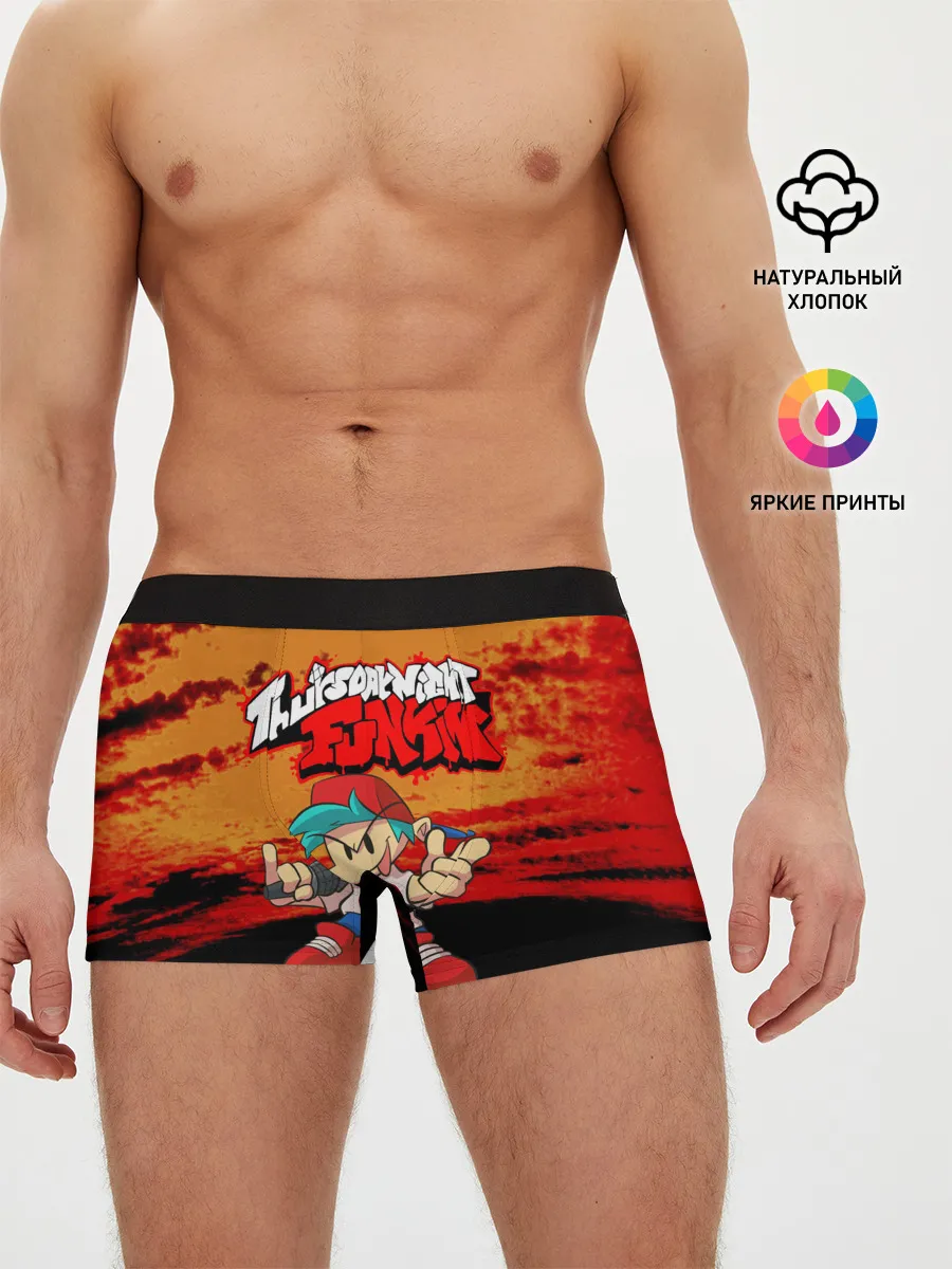 Мужские трусы боксеры / Friday Night Funkin.