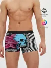 Мужские трусы боксеры / Летящий череп