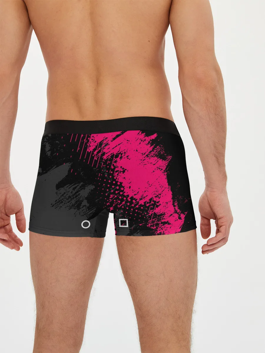 Мужские трусы боксеры / Игра в кальмара | Логотип из интро