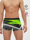 Мужские трусы боксеры / Зеленые линии