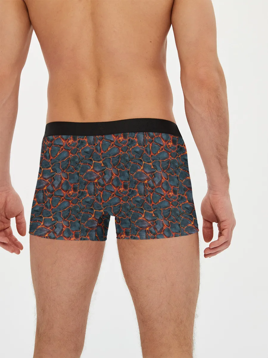 Мужские трусы боксеры / неоновая лава