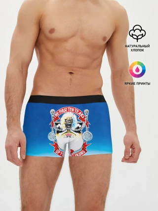 Мужские трусы боксеры / The First Ten Years - Iron Maiden