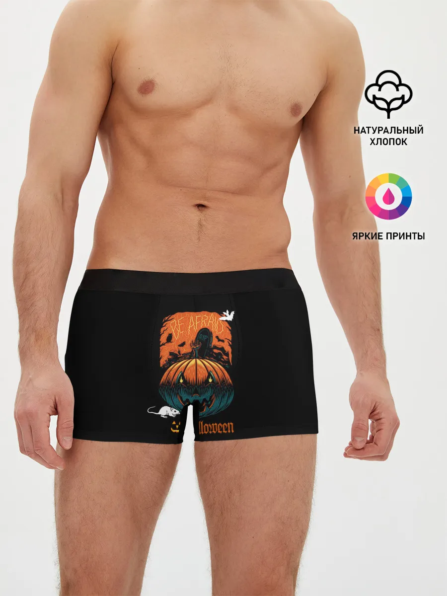 Мужские трусы боксеры / Кладбище Halloween