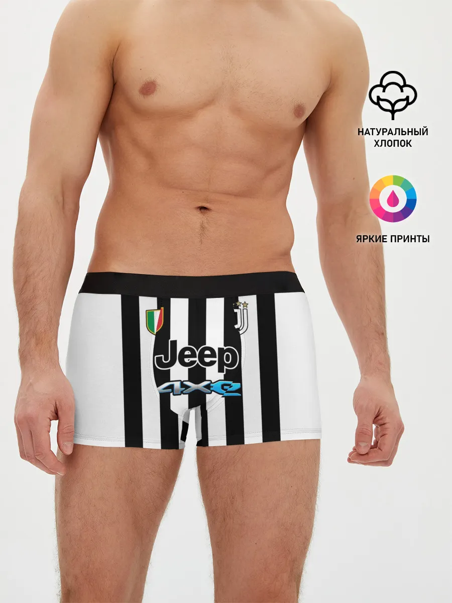 Мужские трусы боксеры / Дибала Ювентус форма 2021/2022