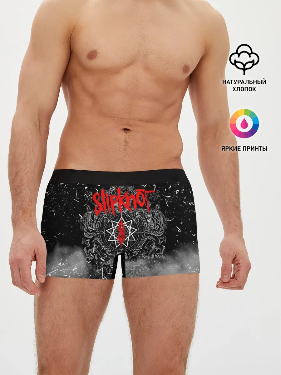 Мужские трусы боксеры / Slipknot Grunge Rock | СЛИПКНОТ