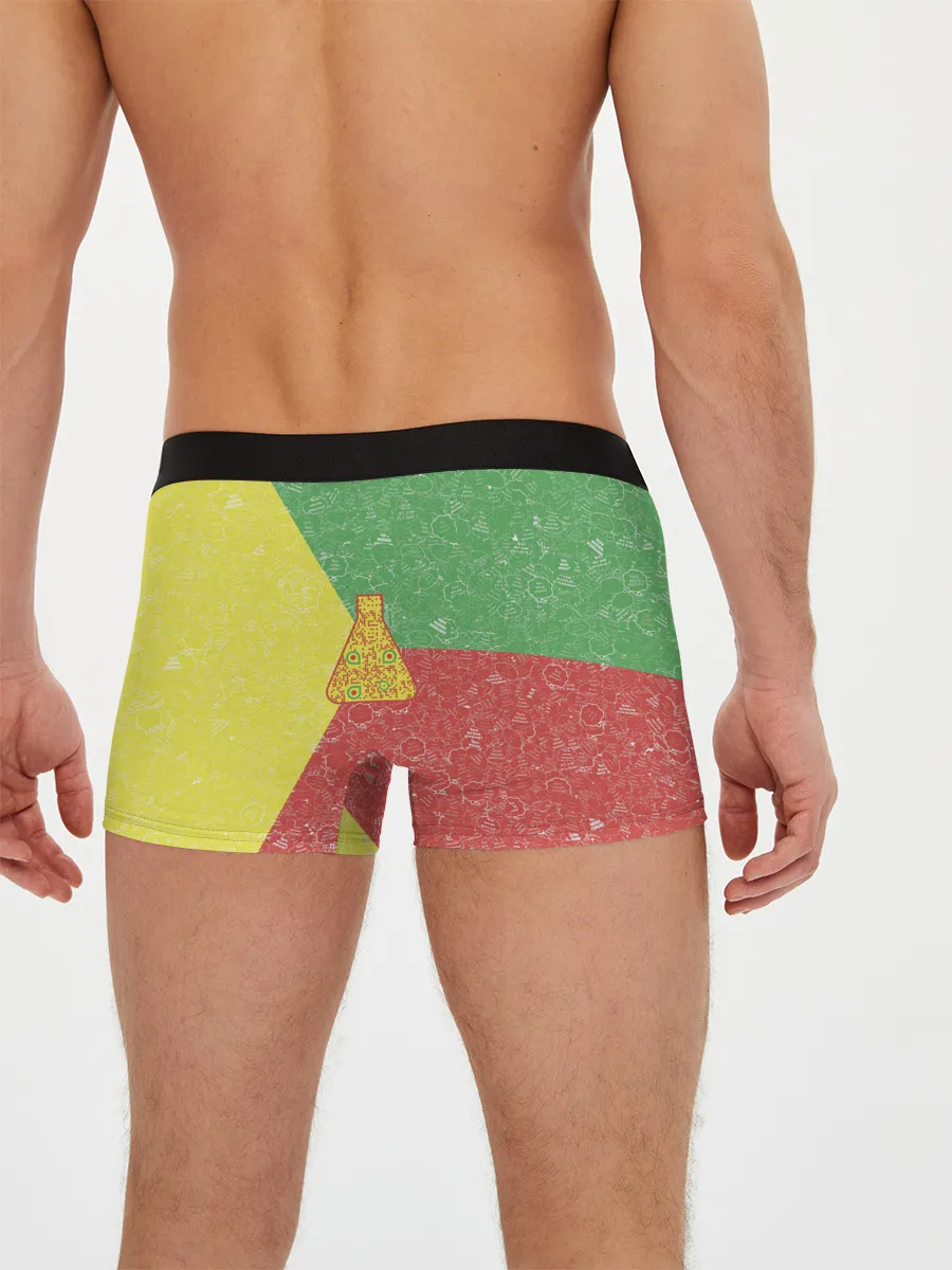 Мужские трусы боксеры / Колба на фоне АПВ 3.1.8