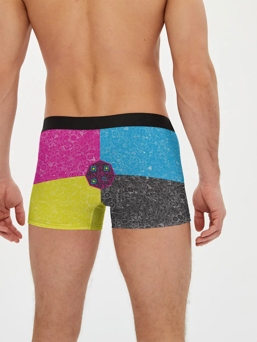 Мужские трусы боксеры / Октагон на фоне АПВ 4.1.14