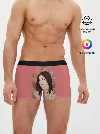 Мужские трусы боксеры / Нарисованная Лана