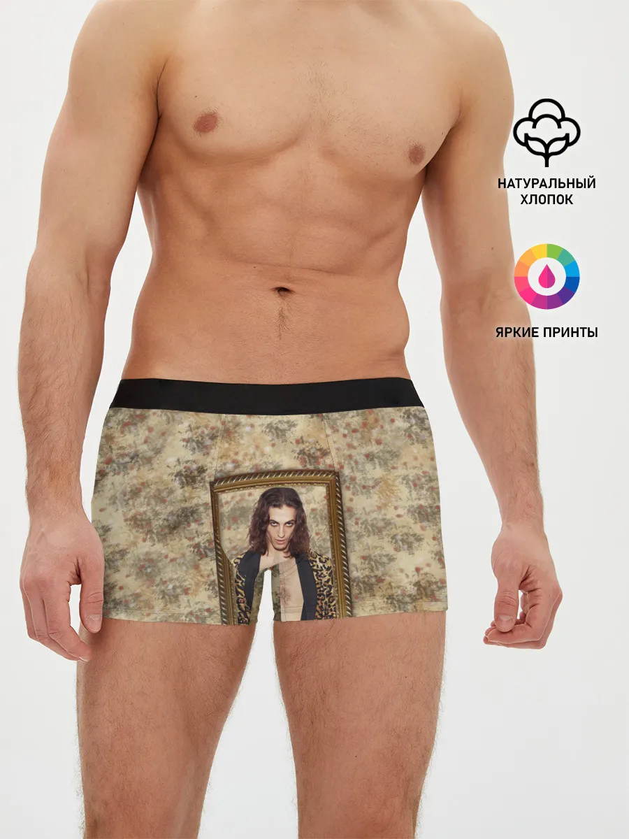 Мужские трусы боксеры / Домиано Давид. Портрет на стене
