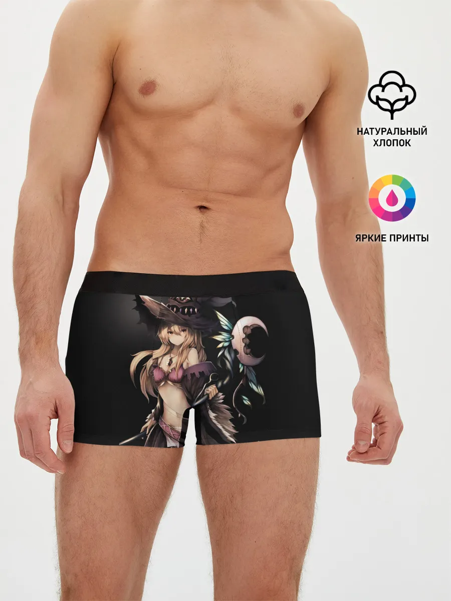 Мужские трусы боксеры / Секси ведьма блондинка